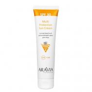 Крем для лица солнцезащитный увлажняющий SPF 30 Multi Ptotection Sun Cream 100 ARAVIA PROFESSIONAL