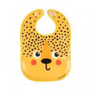 Моющийся нагрудник с карманом BabiesBoo гепард Canpol Babies