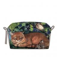 Косметичка женская большая кожаная Mahaon