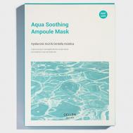 Маска тканевая с  центеллой и гиалуроновой кислотой AQUA SOOTHING AMPOULE MASK 20 CELLBN