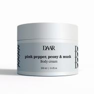 Крем увлажняющий для тела с мочевиной "Розовый перец, пион и мускус" 200 DAAR