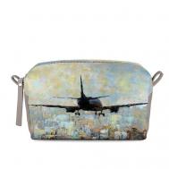 Косметичка женская большая кожаная Mahaon