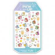 Наклейки для ногтей переводные DECOR FUN PINK UP