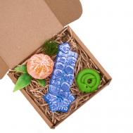 Подарочное мыло новогоднее, набор со змейкой 100 SKUINA