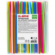 Трубочки для коктейлей гофрированные Laima