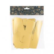 Гирлянда "Happy New Year" золотая TWINKLE