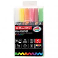 Маркеры меловые POP-ART 3,5мм АССОРТИ Brauberg