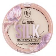 Пудра для лица матирующая компактная бархатная  SILK TOUCH I'm TREND CTP27 01 12 TF