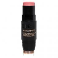 Cтойкие матовые румяна в стике Nudies Matte All Over Blush Color NUDESTIX