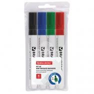 Маркеры стираемые для белой доски 5мм Brauberg