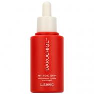 Сыворотка антивозрастная омолаживающая с бакучиолом, пептидами и коллагеном 50 LSANIC