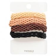 Резинки для волос BLACK AND BEIGE TWINKLE