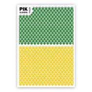 Слайдеры для ногтей P-133 Змеиный принт Фольга Пик