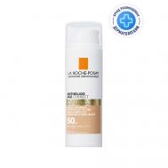 Anthelios CC Антивозрастной солнцезащитный крем для кожи лица, с гиалуроновой кислотой и ниацинамидом, защита от солнца SPF 50  PPD 19 50 La Roche-Posay