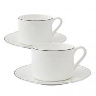 Чайная пара, набор из 2 чашек с блюдцем Mandarin Decor