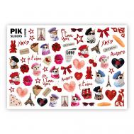 Слайдеры для ногтей P-098 Котики Пик