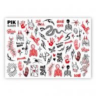 Слайдеры для ногтей P-085 Готика Пик