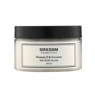 Кокосовый скраб для тела Vitamin E & Coconut 250 SIRKSSIM