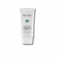 Солнцезащитный крем-шелк Soft silky Sun Block  SPF50+ PA+++ 50 CELLBYCELL