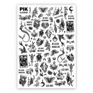 Слайдеры для ногтей P-145 Готика Тату Пик