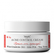 Крем для лица против прыщей и пигментации увлажняющий 50 ZENZE