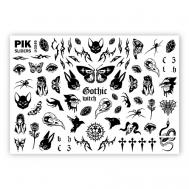 Слайдеры для ногтей P-049 Готика Пик