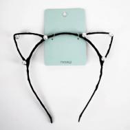 Ободок для волос Black Cat+Pearl TWINKLE