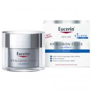 Ночной антивозрастной крем для ухода за кожей Hyaluron-Filler 50 Eucerin