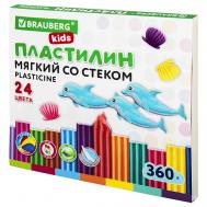 Пластилин мягкий восковой KIDS Brauberg