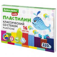 Пластилин классический KIDS Brauberg