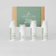 Набор косметики для ухода за лицом, бьюти-бокс 4 в 1 LOVED BY YOU