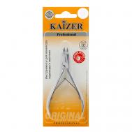 Кусачки маникюрные, двухпружинные, ручная алмазная заточка Kaizer