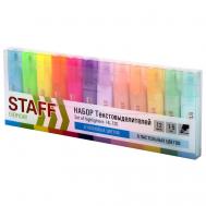 Текстовыделители  HL-720 12шт, ассорти Staff
