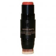 Cтойкие матовые румяна в стике Nudies Matte All Over Blush Color NUDESTIX
