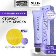 Перманентная крем-краска для волос PERFORMANCE 60 Ollin Professional