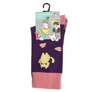 Носки унисекс PM412 бордовый/розовый Oemen