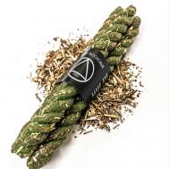 Ритуальные восковые свечи скрутки Денежный призыв 3 шт. EZO