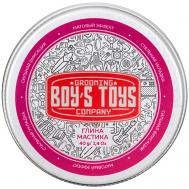 Глина для укладки волос высокой фиксации с низким уровнем блеска Мастика 40 Boy's Toys