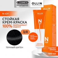 Перманентная крем-краска для волос N-JOY 101 Ollin Professional