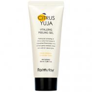 Пилинг-гель для лица отшелушивающий с экстрактом юдзу Citrus Yuja Vitalizing Peeling Gel 100 FARMSTAY