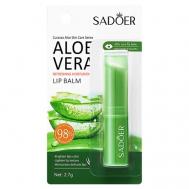 Бальзам для губ увлажняющий с соком алоэ вера SADOER