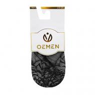 Следки ажурные капроновые женские 8017 черный Oemen