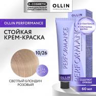 Перманентная крем-краска для волос PERFORMANCE 60 Ollin Professional