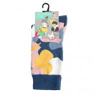 Носки унисекс PM393 синий/розовый/белый Oemen