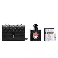 Подарочный набор Black Opium +Cумка+Пробник Libre Yves Saint Laurent