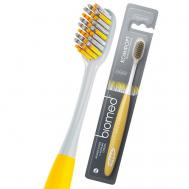 Комплексная зубная щетка антибактериальная средней жесткости Silver BIOMED