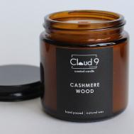 Свеча ароматическая в банке с древесным фитилём Cashmere 120 CLOUD 9 HOME НА СЕДЬМОМ НЕБЕ ОТ АРОМАТОВ