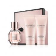 Парфюмерный набор Flowerbomb Парфюм+крем+Лосьон VIKTOR&ROLF