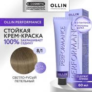 Перманентная крем-краска для волос PERFORMANCE 60 Ollin Professional