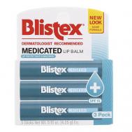 Набор бальзамов для губ 15 Medicated классический SPF BLISTEX